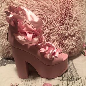 YRU Ballet Bae Platforms Size 10
